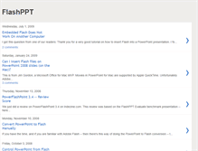 Tablet Screenshot of blog.flashppt.com